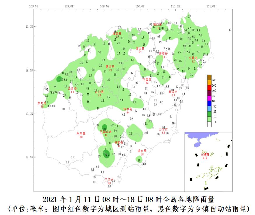 本周海南先“早春”后“初夏” 气温最低可至6℃最高或达29℃