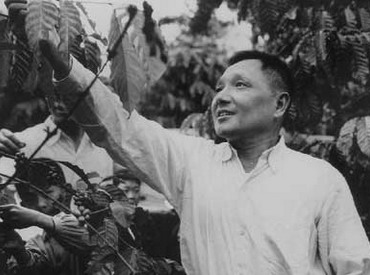 邓小平同志在视察兴隆华侨农场 -- 海南省人民