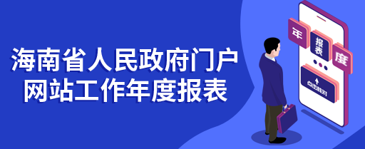 海南省人民政府门户网站工作年度报表(2021年度)