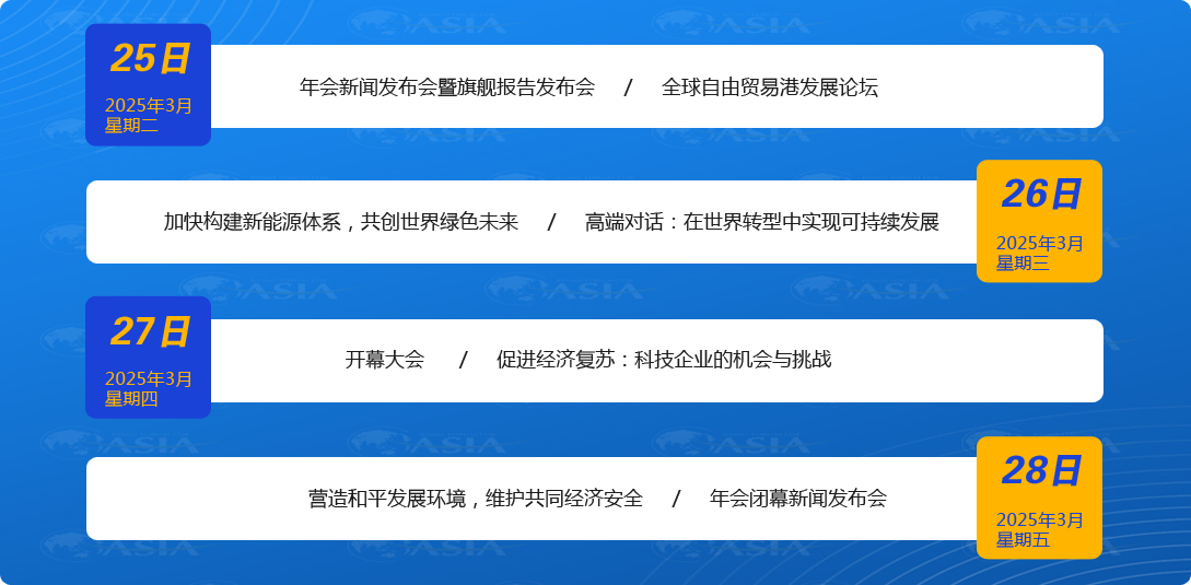 会议日程