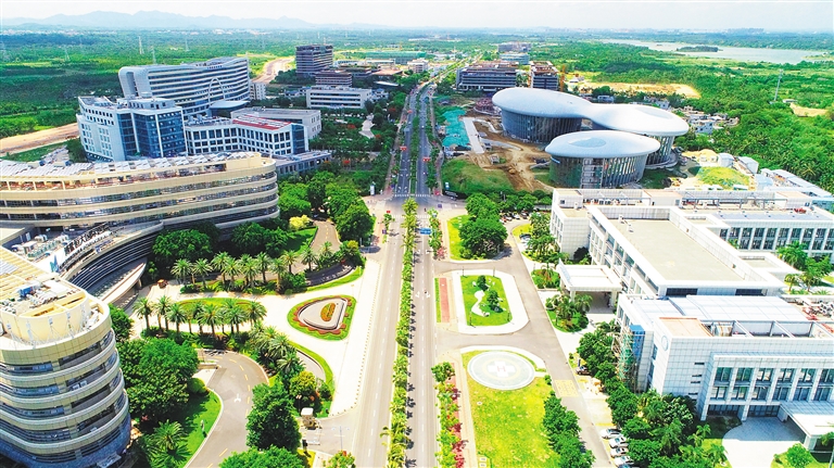 俯瞰博鳌乐城国际医疗旅游先行区