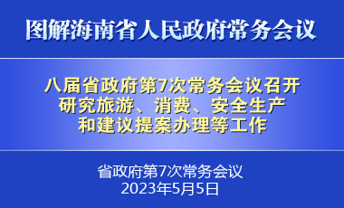 刘小明主持召开八届省政府第7次常务会议