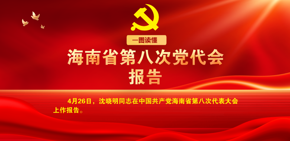 一图读懂海南省第八次党代会报告