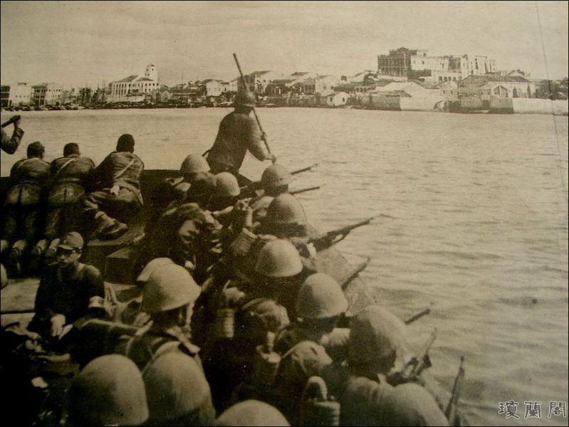 日本侵略者登陆海口